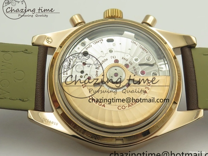 0126 AllSeason Speedmaster ’57 Co-Axial RG OMF 1:1 Best Edition White Dial On Leather Strap A9300 (Free Leather Strap) 8063